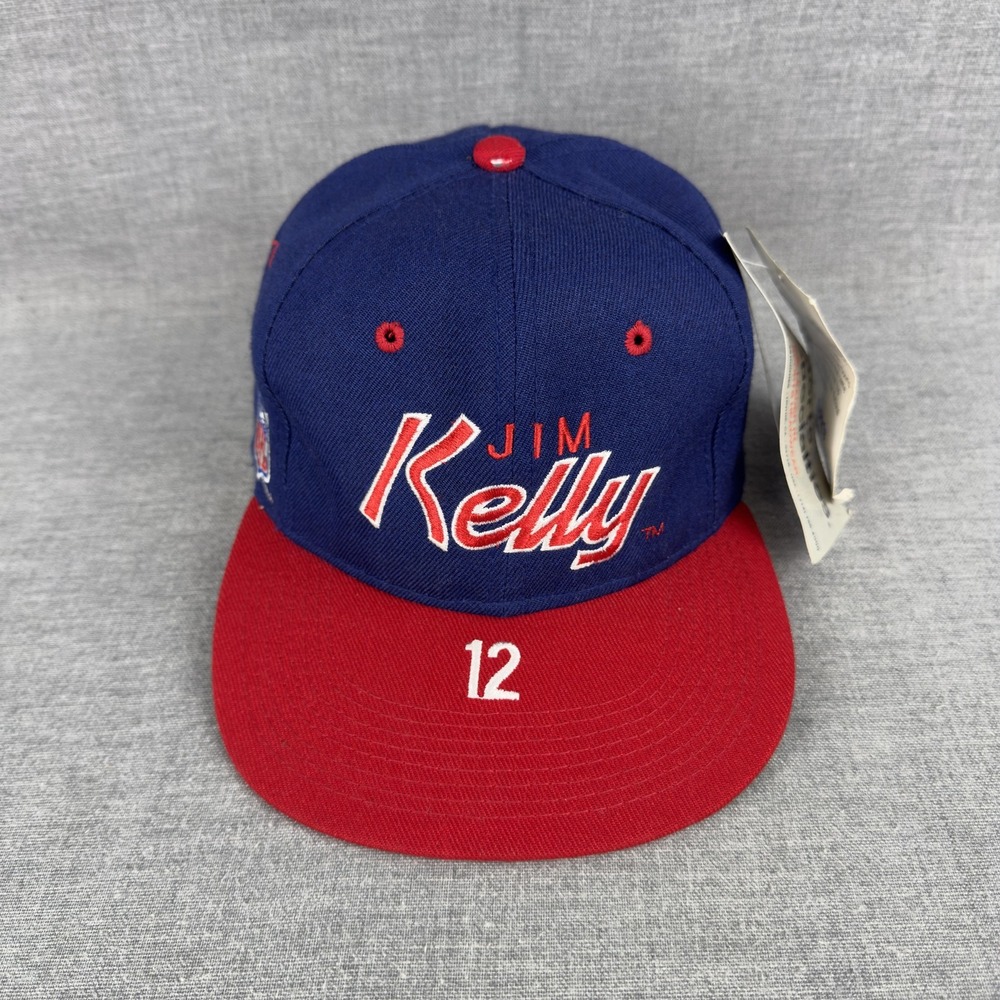 Vintage Jim Kelly Hat Cap Sports Specialties Script Buffalo Bills SnapBack NFL